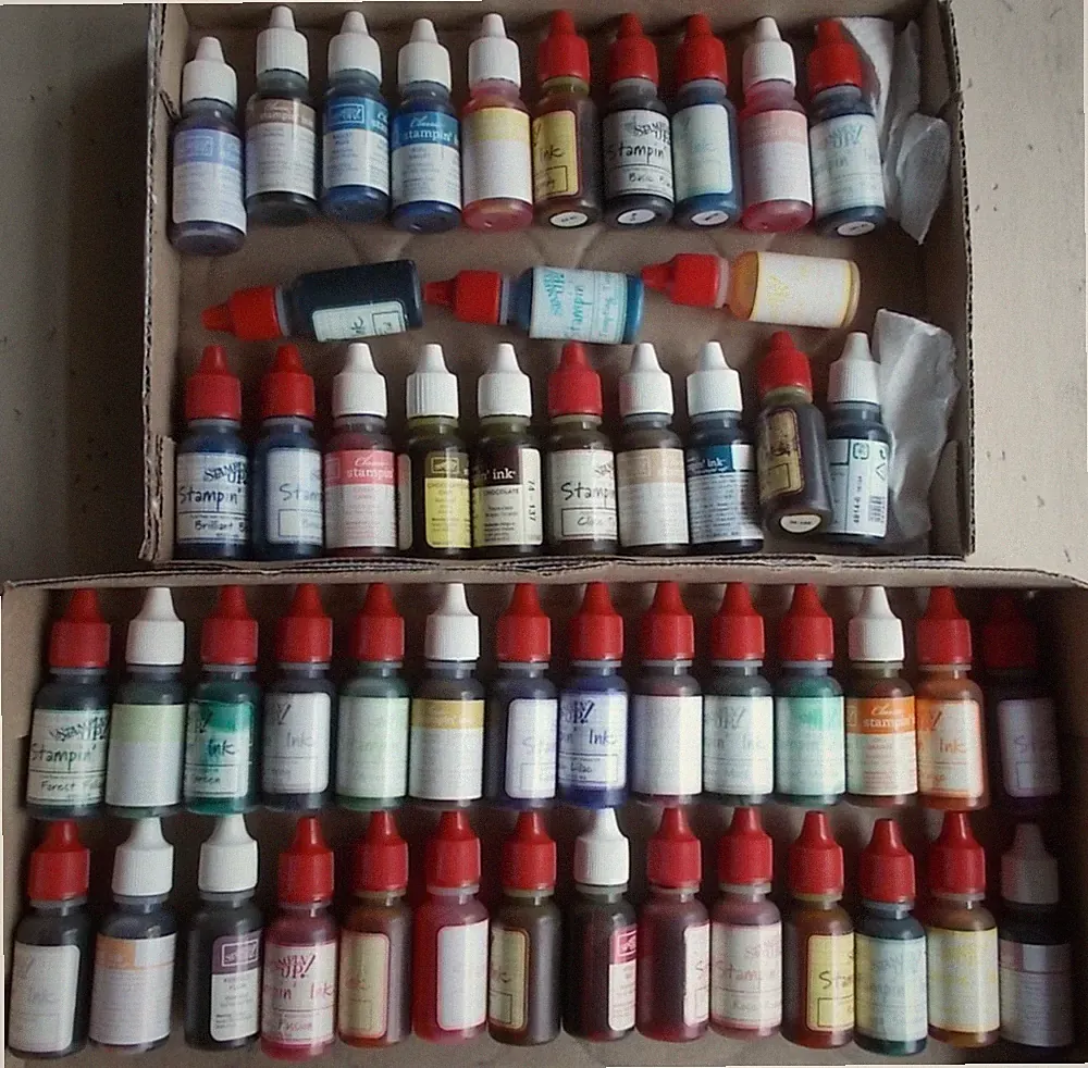 CHOICE of 4 Stampin' Up! Water Based Dye Ink Pad Refills