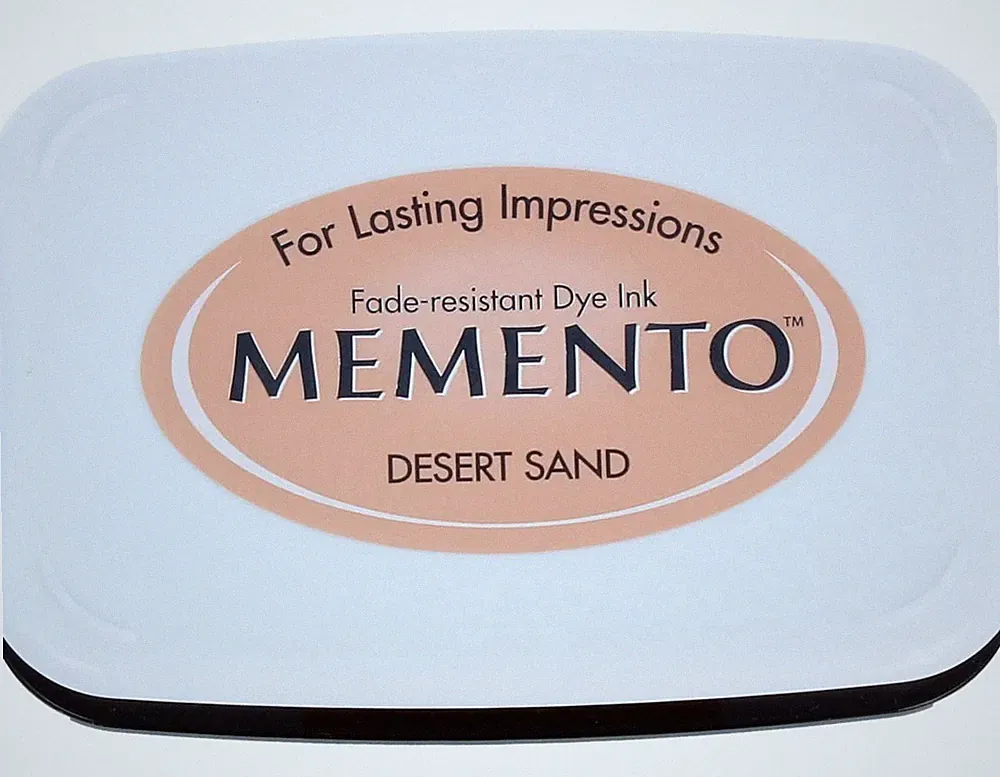 Desert Sand Ink Pad Fast Drying Water Resistant 76x47mm Dye Based Quality