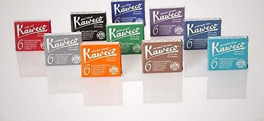 Fountain Pen Ink Cartridges Short, 10 Colors, 10 X 6 Pieces