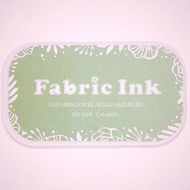 Ink Pads for Stamps, 3.7x2.2 Inch Fabric Ink Pad, Lake Green