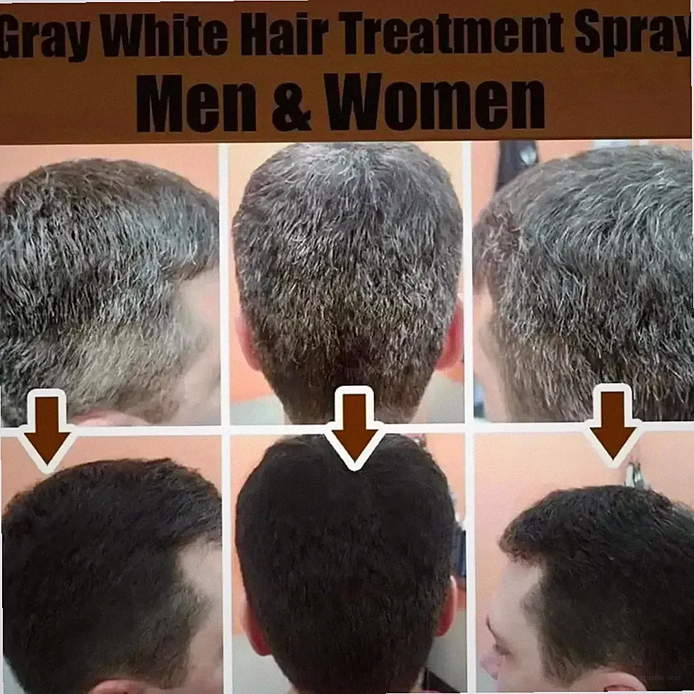 No More Hair Ink White hair Coloring No gray hair and restore natural color