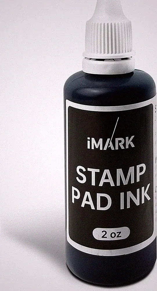 Premium Refill Ink for Self-Inking Stamps, Daters and Stamp Pads (2 Oz, Black)