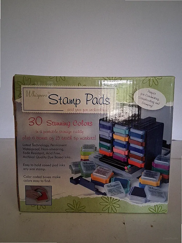 Sugar Loaf Whispers Stamp Pad Set Archival Dye Based Ink Pads Set Of 30 Pads